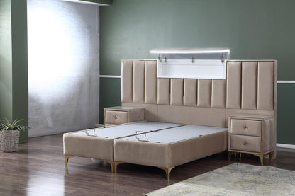 BELLA Opbevaringsseng m. Hovedgavl