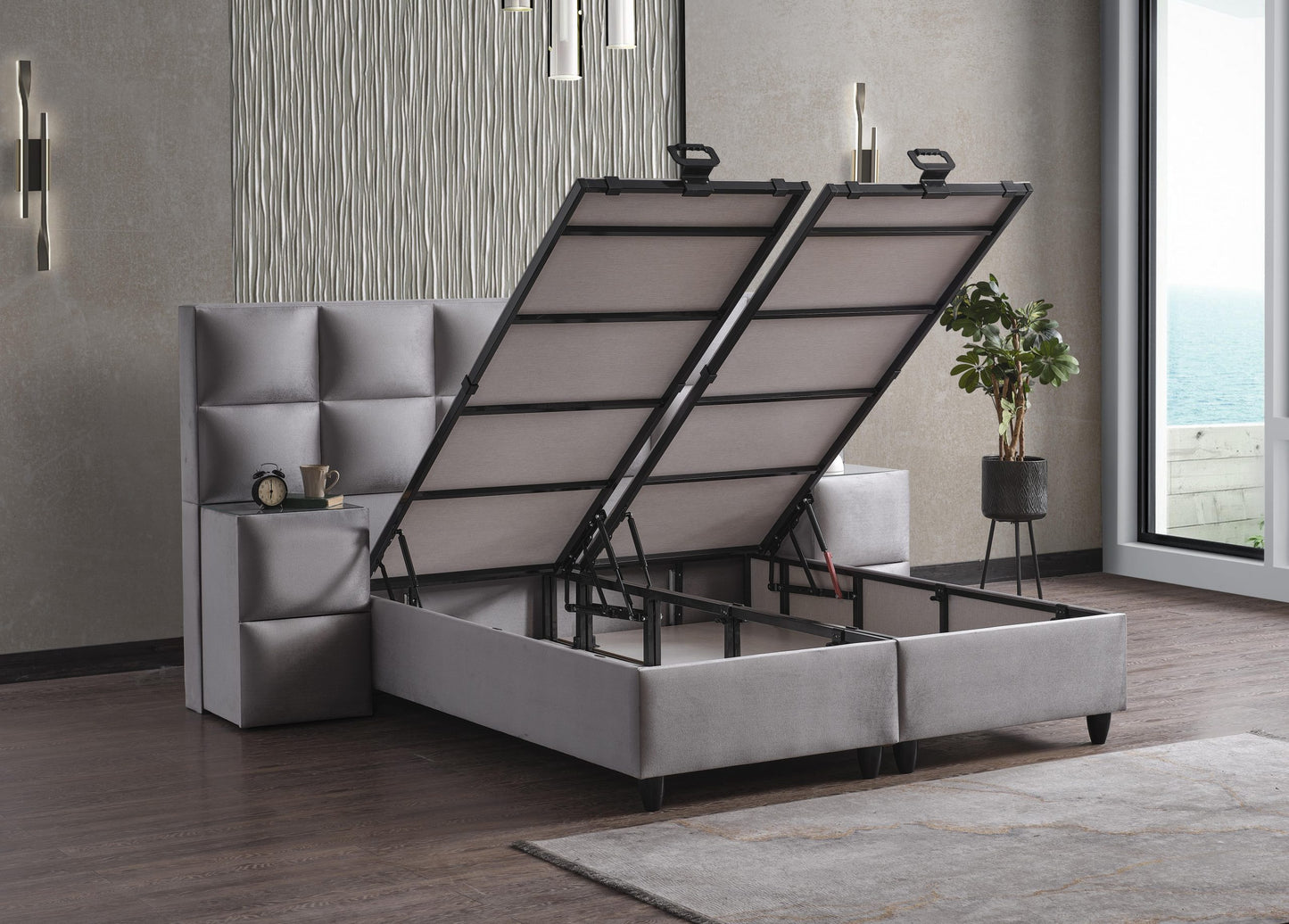 ZAND Opbevaringsseng m. Hovedgavl