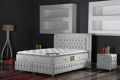 ZUMRUT Opbevaringsseng m. Hovedgavl