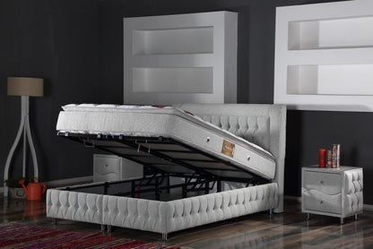 ZUMRUT Opbevaringsseng m. Hovedgavl