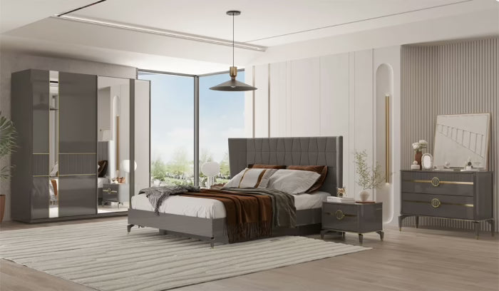 BELLA Garderobeskab m. skydedør