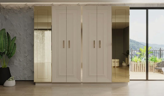 BENDIS Garderobeskab m. 6 dør