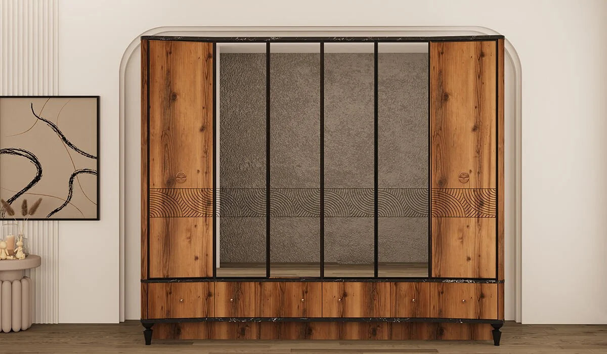 CROSS Garderobeskab m. 6 dør