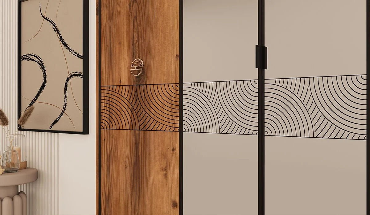 CROSS Garderobeskab m. 6 dør