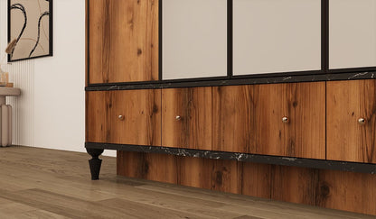 CROSS Garderobeskab m. 6 dør