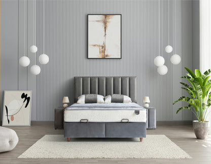 DIAMOND Opbevaringsseng m. Hovedgavl