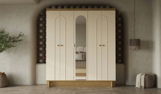 ECO BOHEM Garderobeskab m. 5 dør