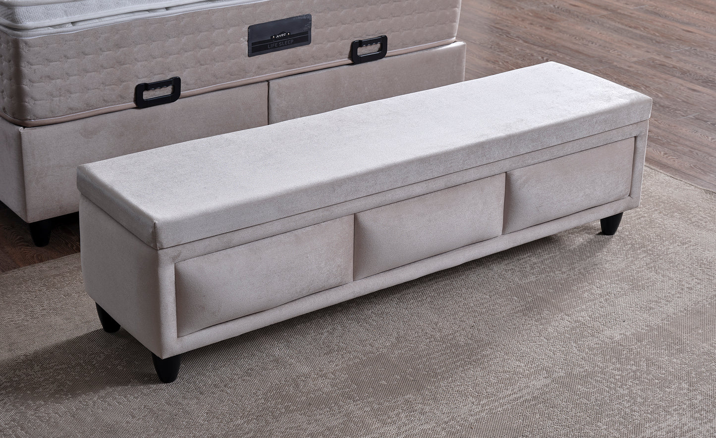 ISTANBUL Opbevaringsseng m. Hovedgavl