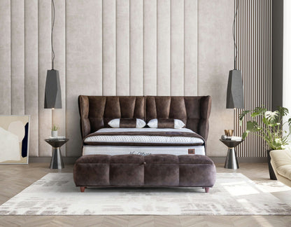 KING MASTER Opbevaringsseng m. Hovedgavl