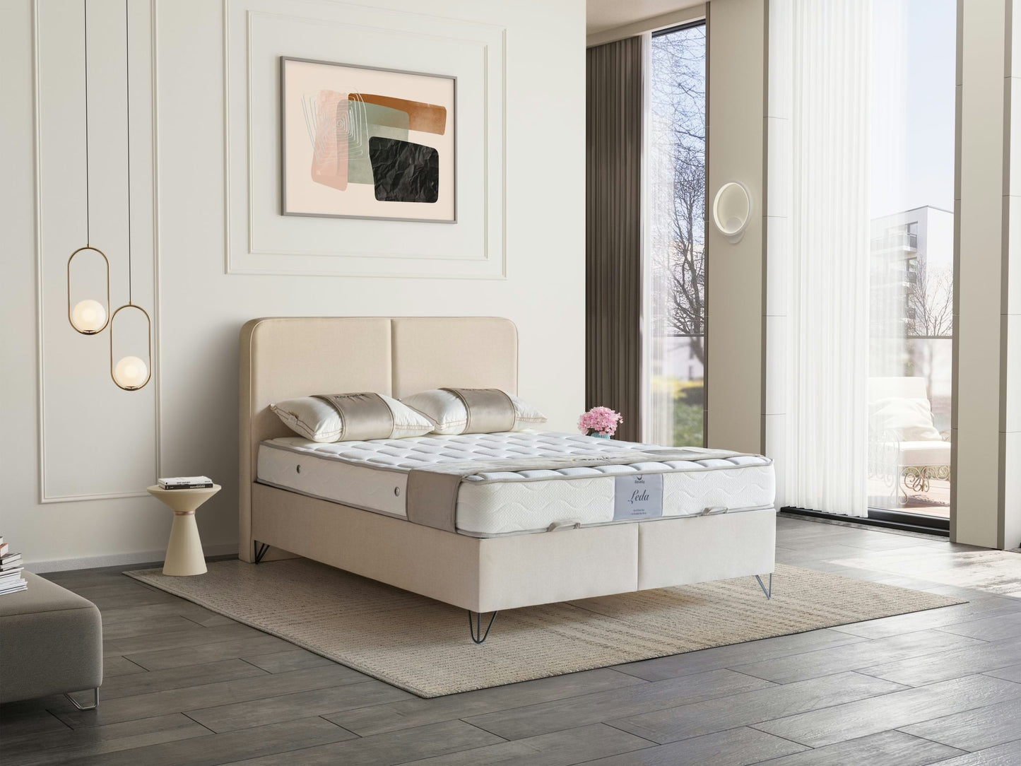 LEDA Opbevaringsseng m. Hovedgavl