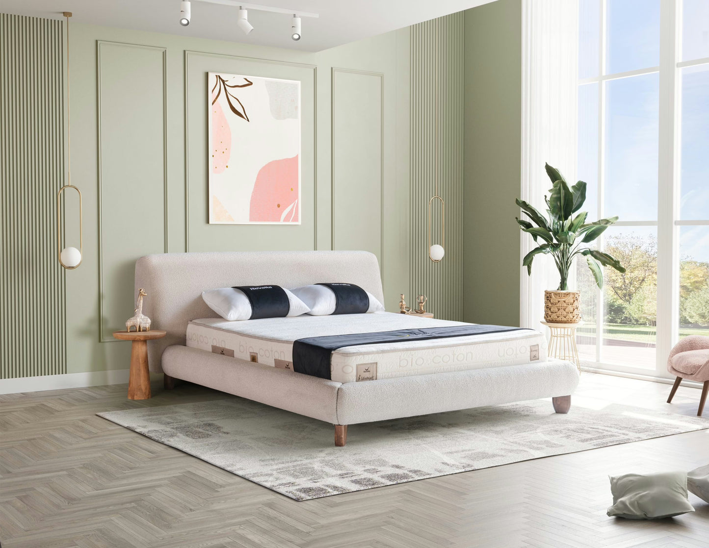 MILANO Opbevaringsseng m. Hovedgavl