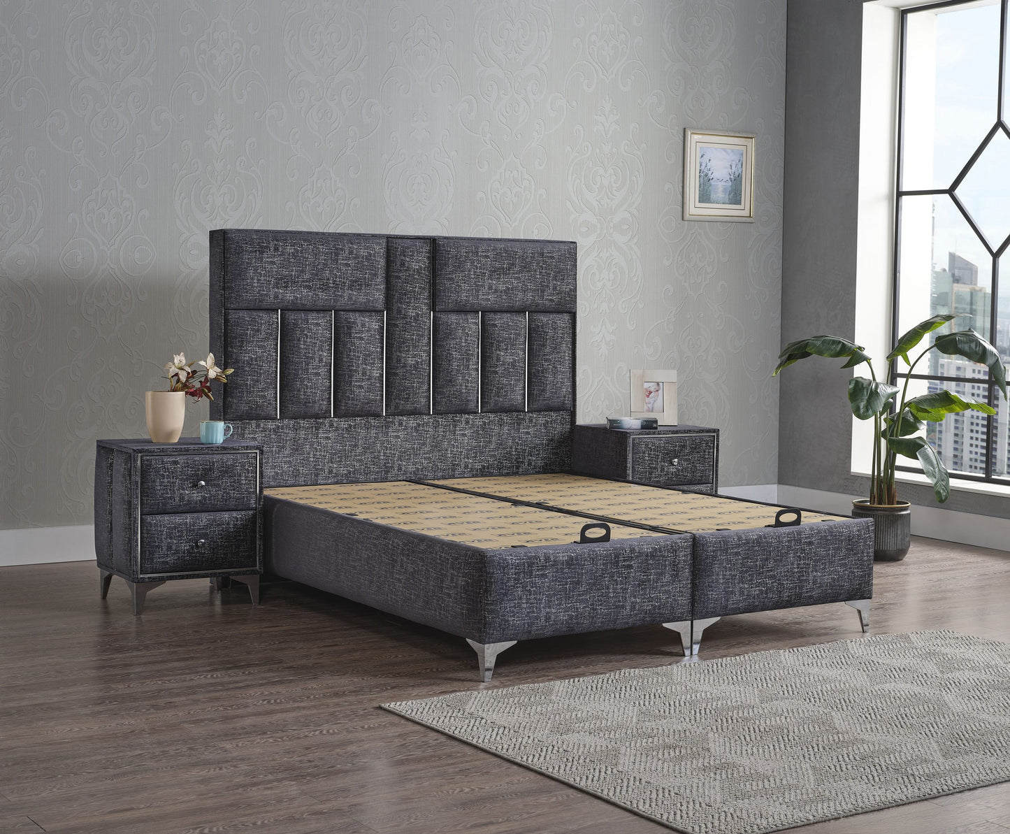 MODA Opbevaringsseng m. Hovedgavl