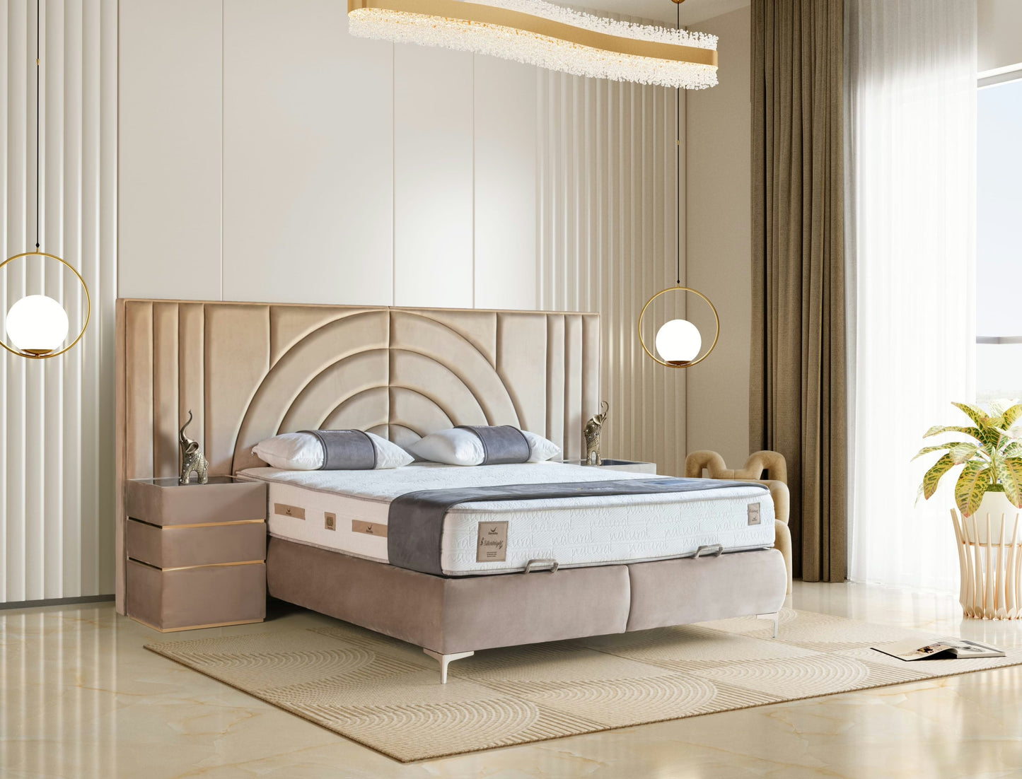 MOON Opbevaringsseng m. Hovedgavl