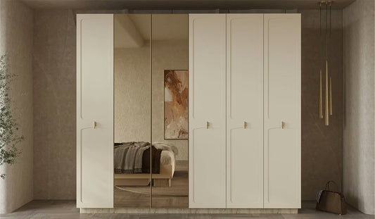 NITRA Garderobeskab m. 6 dør