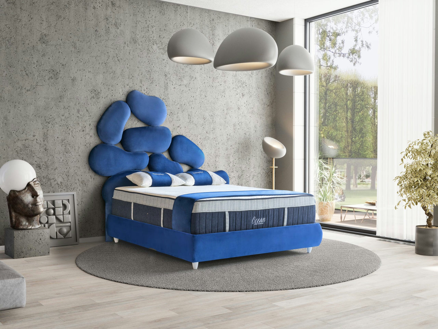 OCEAN Opbevaringsseng m. Hovedgavl