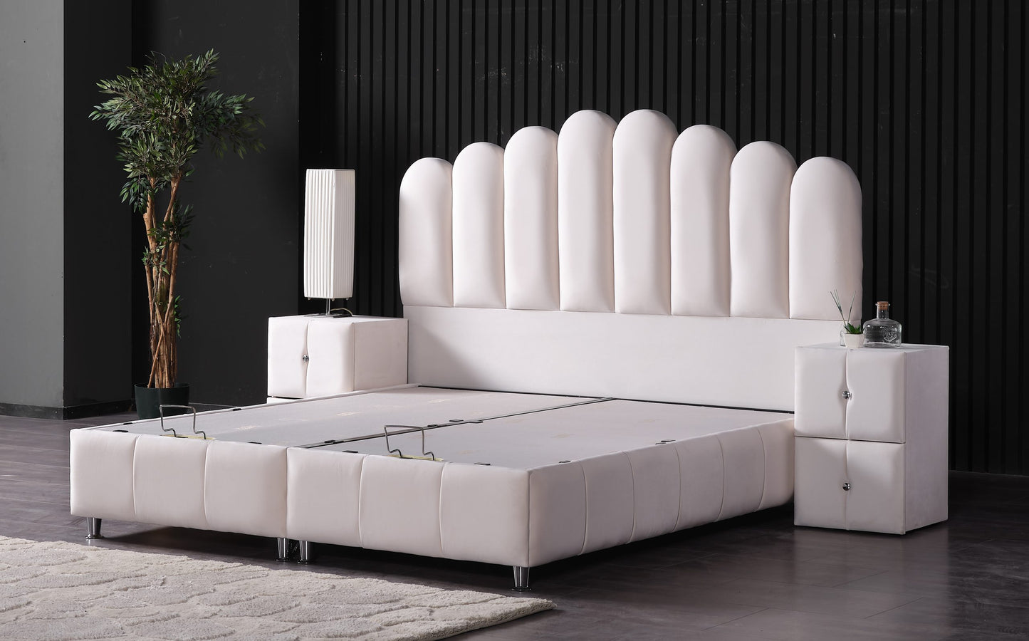 OKYANUS Opbevaringsseng m. Hovedgavl