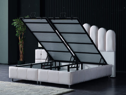 OKYANUS Opbevaringsseng m. Hovedgavl