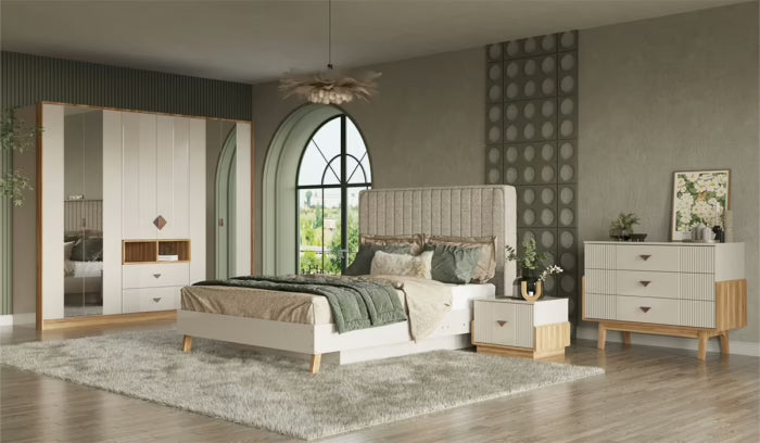 SALDA Garderobeskab m. 6 dør