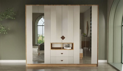 SALDA Garderobeskab m. 6 dør