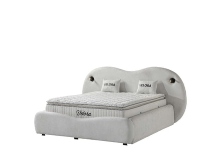 VELORA Opbevaringsseng m. Hovedgavl inkl. Madras