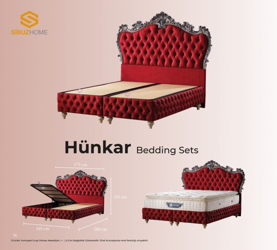 HUNKAR Opbevaringsseng m. Hovedgavl inkl. Madras