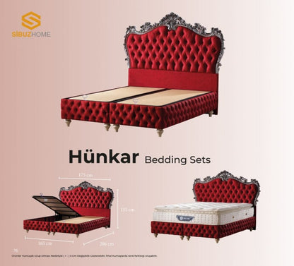 HUNKAR Opbevaringsseng m. Hovedgavl inkl. Madras