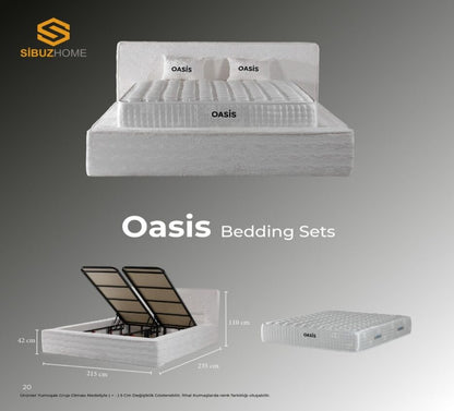 OASIS Opbevaringsseng m. Hovedgavl inkl. Madras