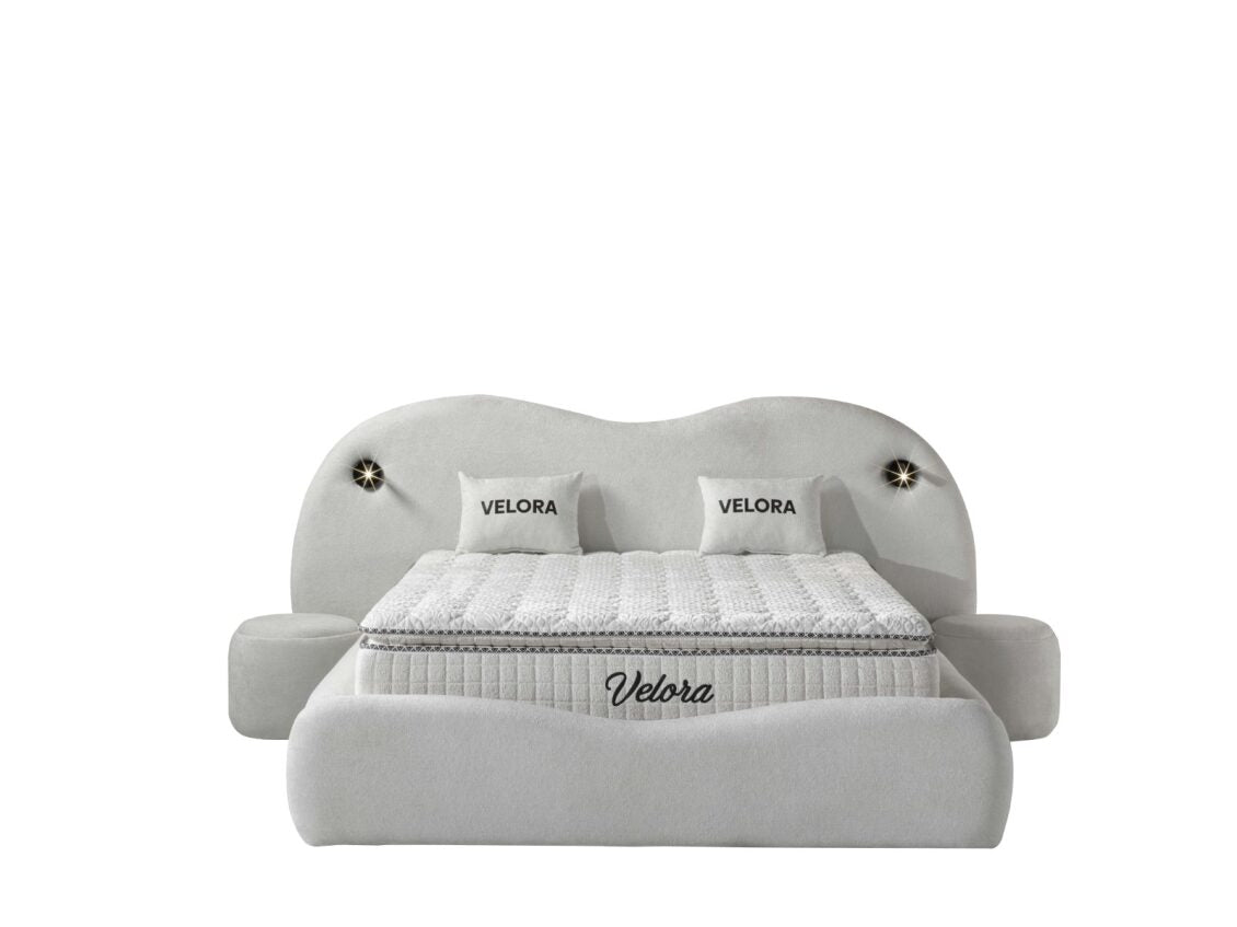 VELORA Opbevaringsseng m. Hovedgavl inkl. Madras