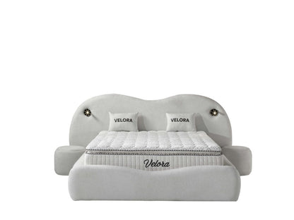 VELORA Opbevaringsseng m. Hovedgavl inkl. Madras