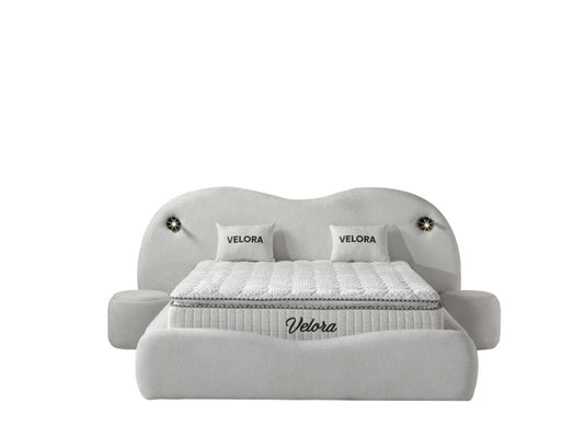 VELORA Opbevaringsseng m. Hovedgavl inkl. Madras