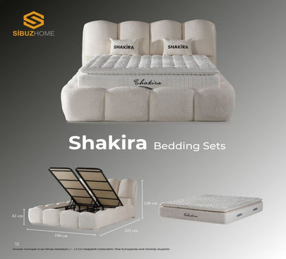 SHAKIRA Opbevaringsseng m. Hovedgavl inkl. Madras