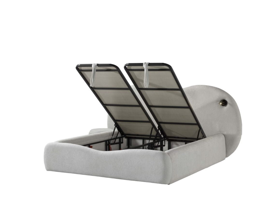 VELORA Opbevaringsseng m. Hovedgavl inkl. Madras