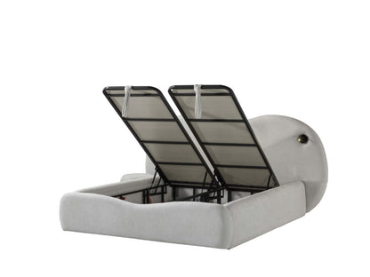 VELORA Opbevaringsseng m. Hovedgavl inkl. Madras