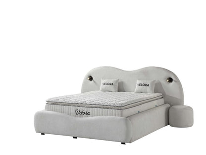 VELORA Opbevaringsseng m. Hovedgavl inkl. Madras