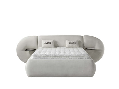 ALERIS Opbevaringsseng m. Hovedgavl inkl. Madras