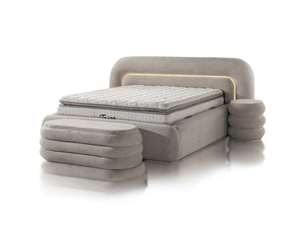 TOSCO Opbevaringsseng m. Hovedgavl inkl. Madras