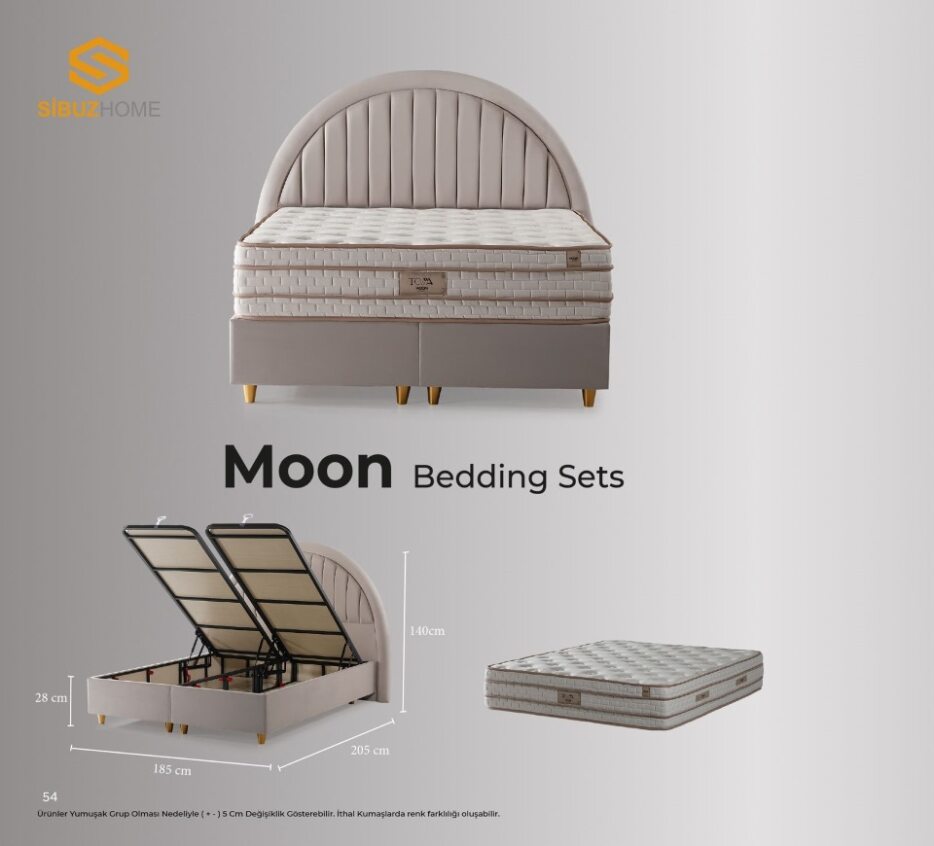 MOON Opbevaringsseng m. Hovedgavl inkl. Madras