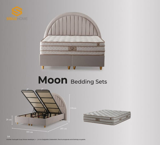 MOON Opbevaringsseng m. Hovedgavl inkl. Madras