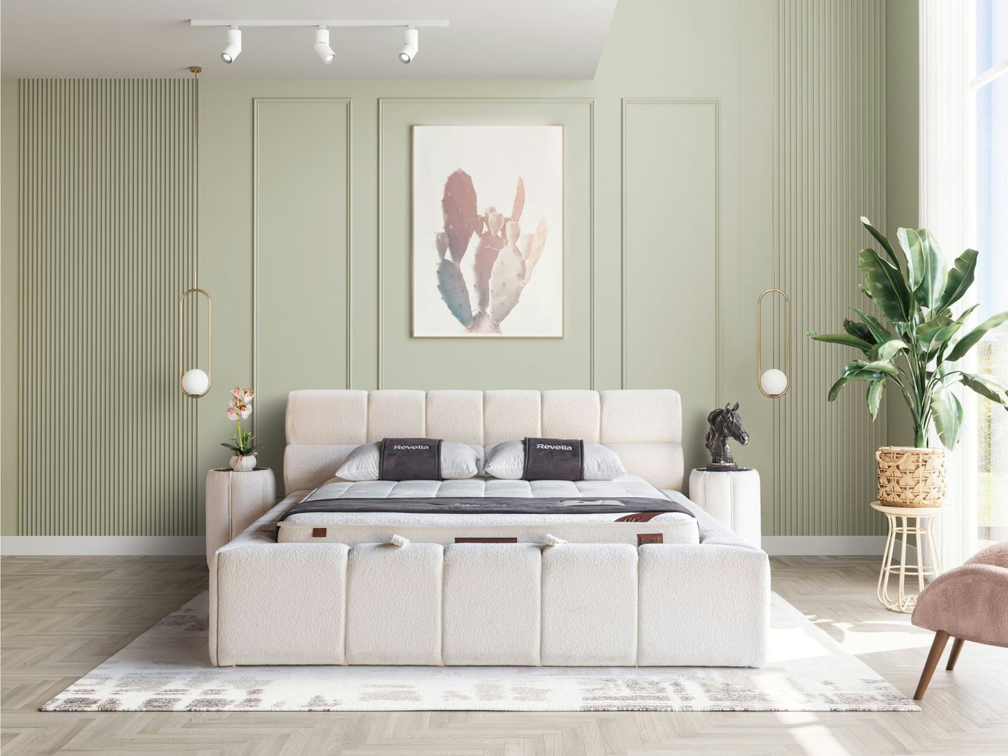 TOKYO Opbevaringsseng m. Hovedgavl